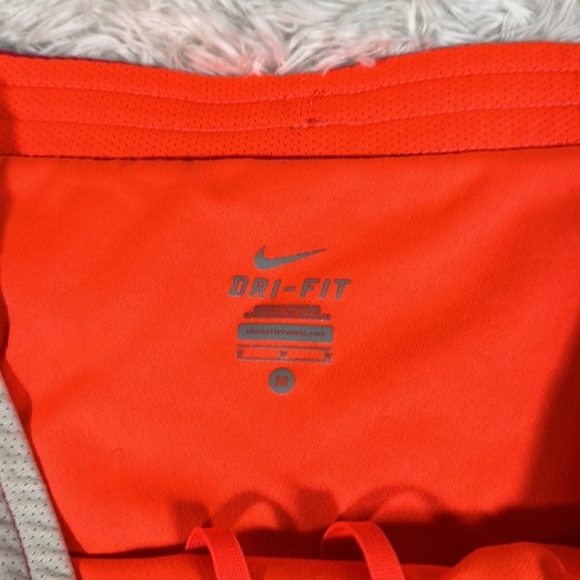 Nike Dri-Fit Pink, Orange & White Mesh Athletic Shorts - Picture 4 of 10